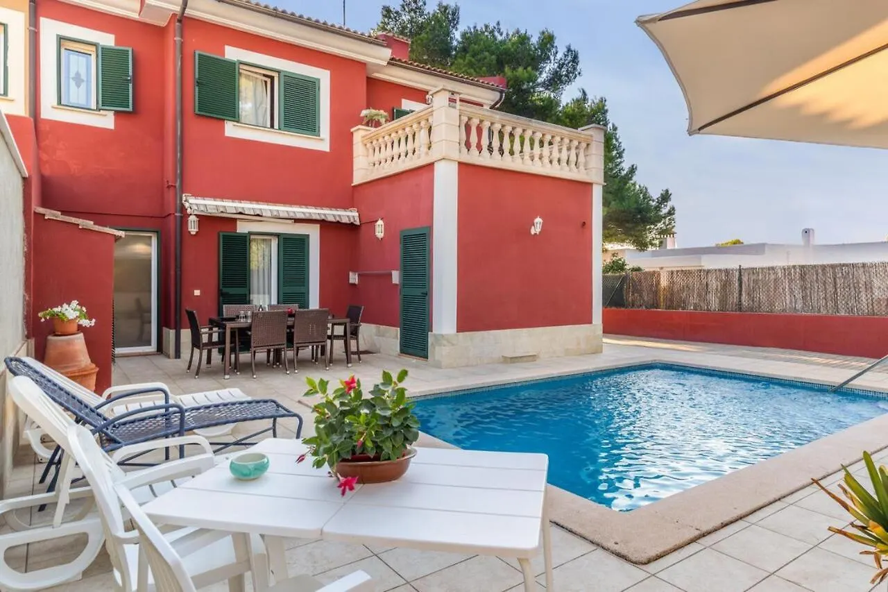 Paradisiac Villa In Llucmajor With Sea View And Private Pool