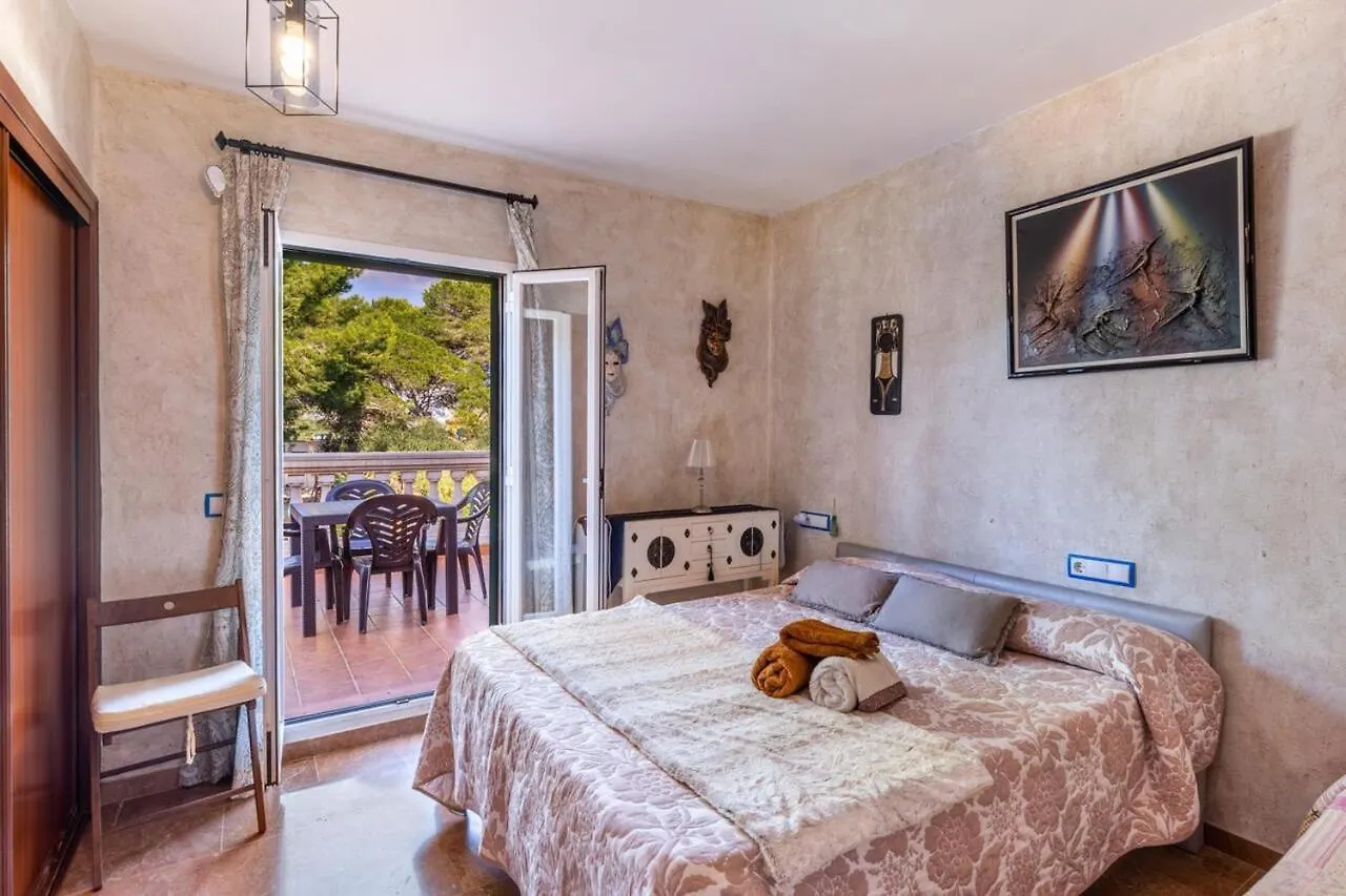 Paradisiac Villa In Llucmajor With Sea View And Private Pool