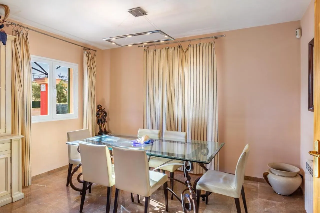 Paradisiac Villa In Llucmajor With Sea View And Private Pool